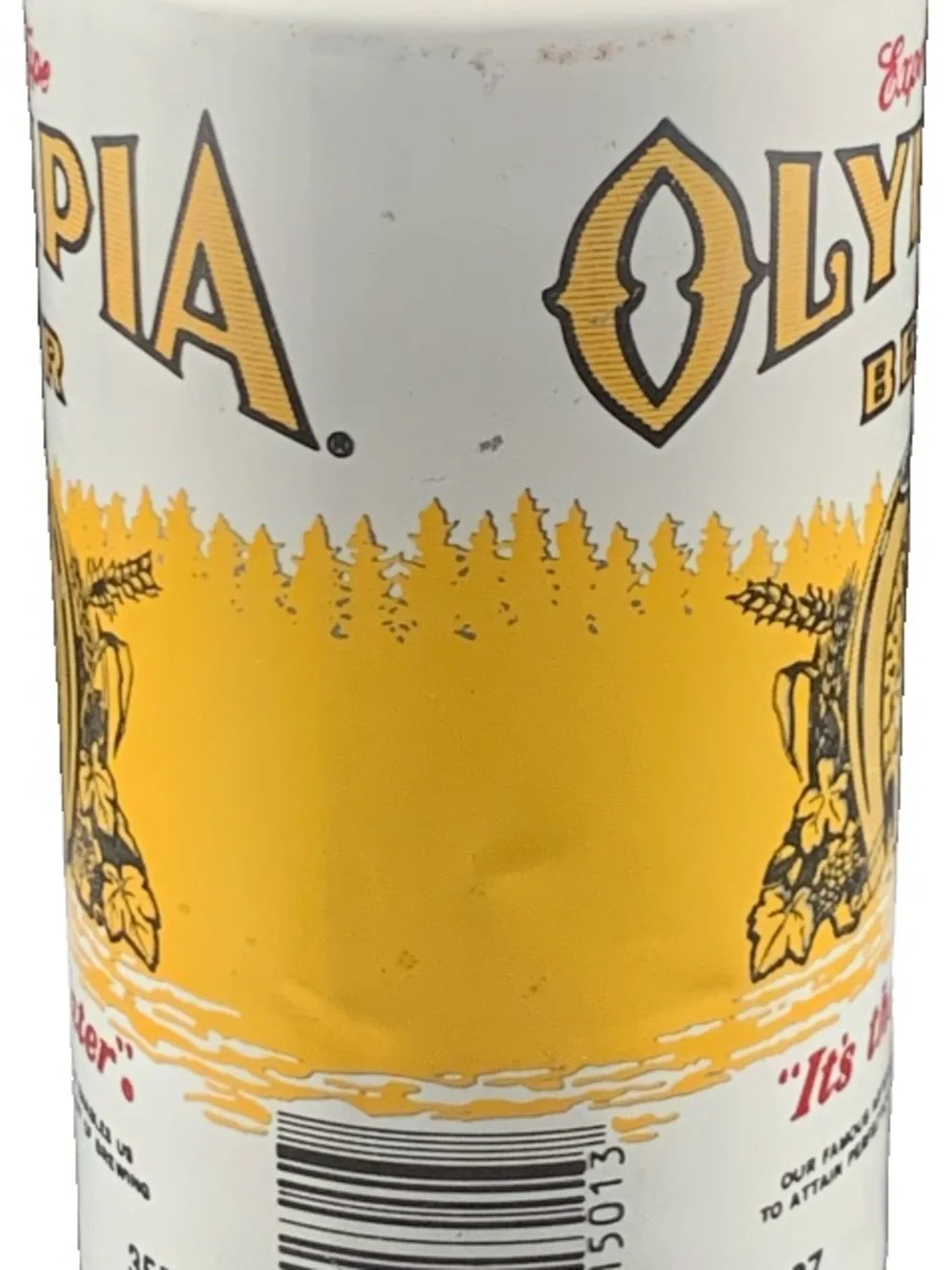 Vintage Beer Can Olympia Beer It's In The Water Export Type Pull Tab Empty